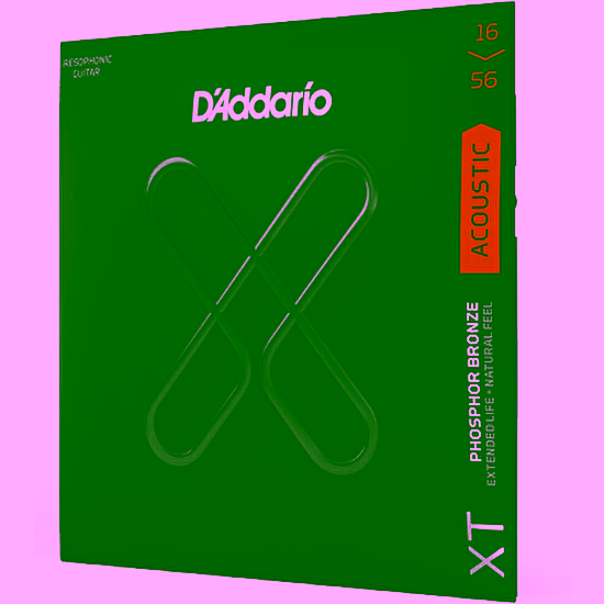 Struny na akustickú gitaru Resophonic XTAPB 16-56 Phosphor Bronze D´addario