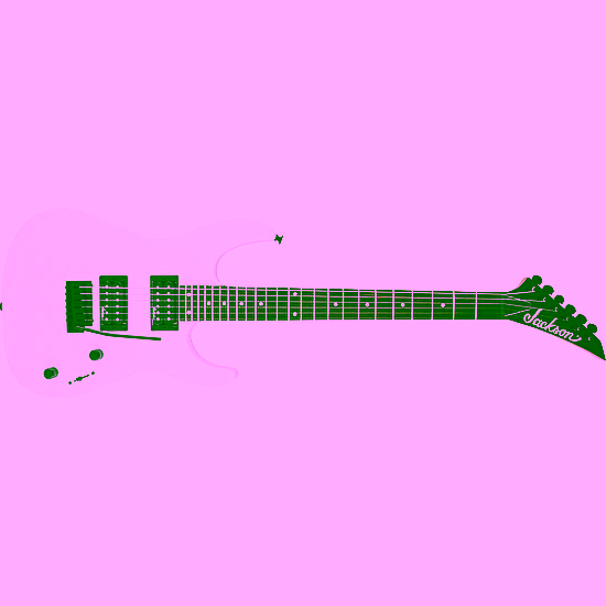 Elektrická gitara JS12 Dinky AH Snow White Jackson