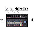 Analógový mixpult B-803 BT MP3 Pronomic
