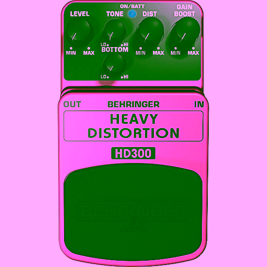 Gitarový efekt HD300 Heavy Metal Distortion Behringer