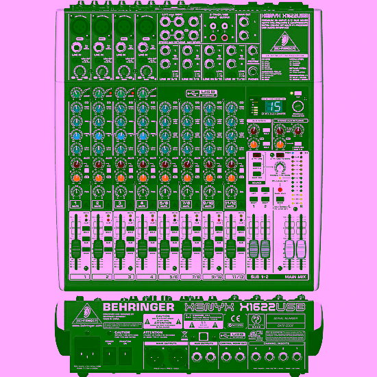 Analógový mixpult XENYX X 1622 USB Behringer