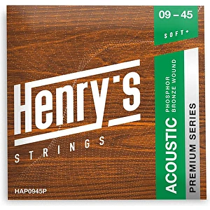 Struny na akustickú gitaru 09-45 Phosphorbronze Henry's