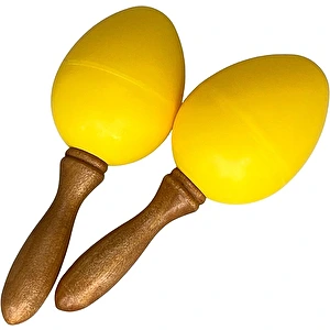 Perkusie - Mini Maracas EGG-MA S/YW žlté Stagg