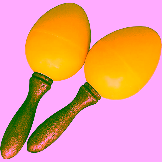 Perkusie - Mini Maracas EGG-MA S/YW žlté Stagg