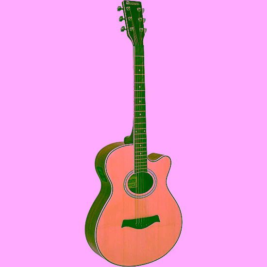 Elektro-akustická gitara AW-400 western nature Dimavery