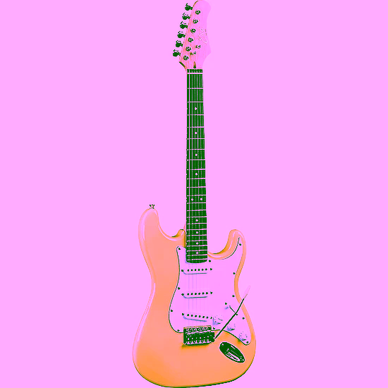 Elektrická gitara S-300 Cream Eko